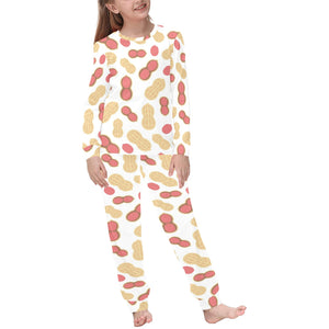 Peanut Theme Pattern Kids' Boys' Girls' All Over Print Pajama Set