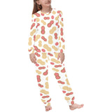 Peanut Theme Pattern Kids' Boys' Girls' All Over Print Pajama Set