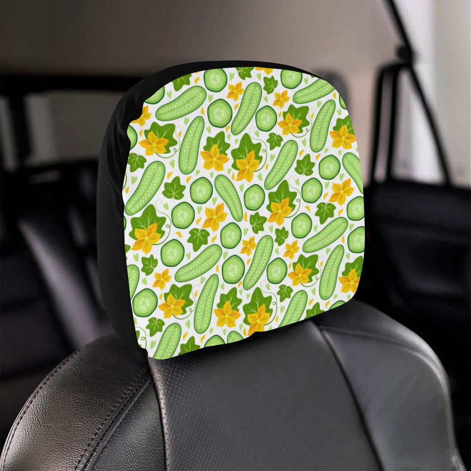 Cucumber Pattern Car Headrest Cover