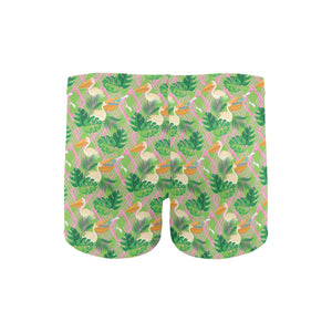 Pelican Pattern Print Design 05 Men's Swimming Trunks