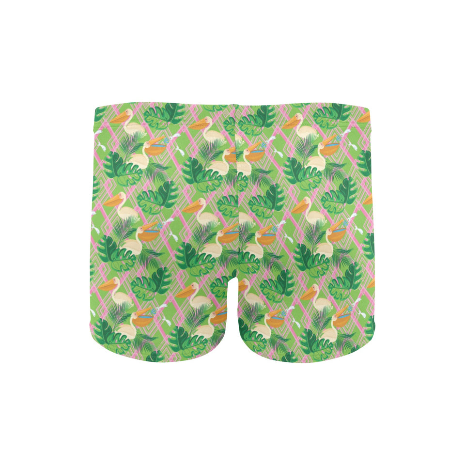 Pelican Pattern Print Design 05 Men's Swimming Trunks