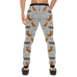 Swimming Fish Otter Pattern Unisex Casual Sweatpants