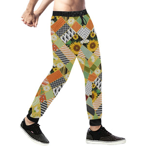 Sunflower Pattern Unisex Casual Sweatpants