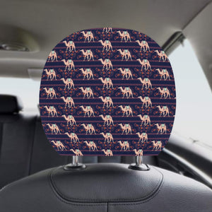 Camel Pattern Car Headrest Cover