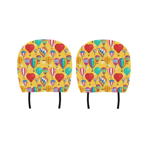 Hot Air Balloon Pattern Car Headrest Cover