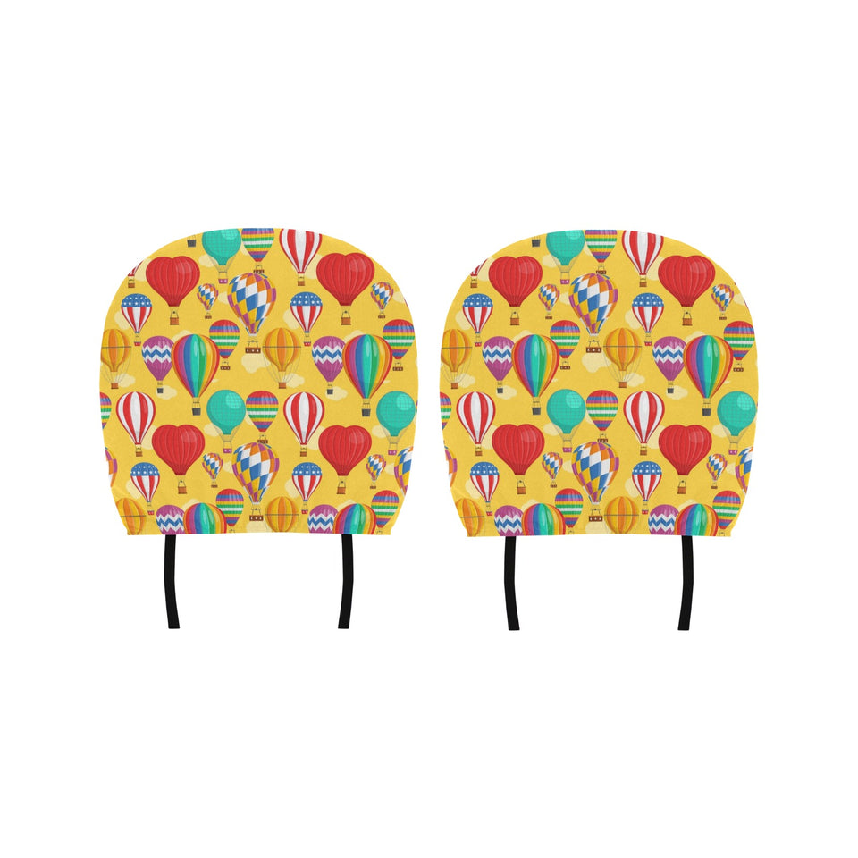 Hot Air Balloon Pattern Car Headrest Cover