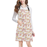 Tea pots Pattern Print Design 01 Adjustable Apron