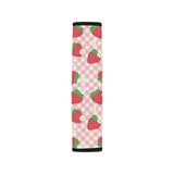 Strawberry Pattern Stripe Background Car Seat Belt Cover