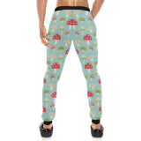 Mushroom Pattern Background Unisex Casual Sweatpants