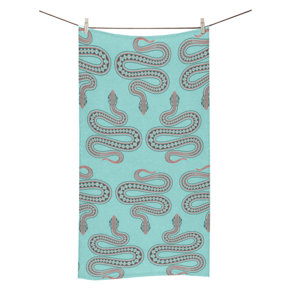Snake Tribal Pattern Bath Towel