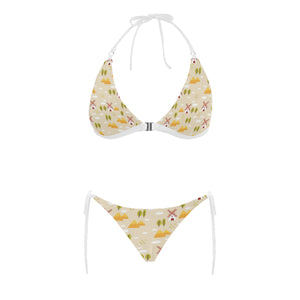 Windmill Pattern Sexy Bikinis Two-Pieces Swimsuits