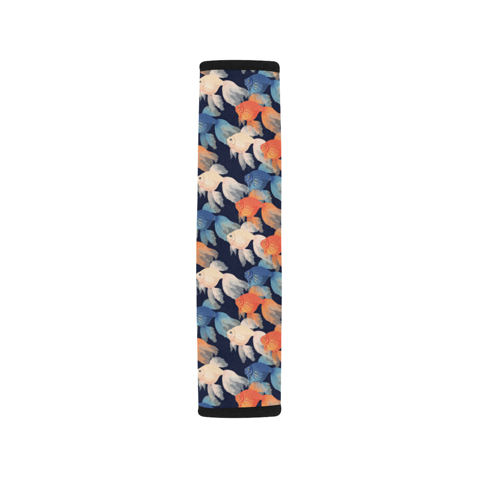 Goldfish Pattern Print Design 04 Car Seat Belt Cover