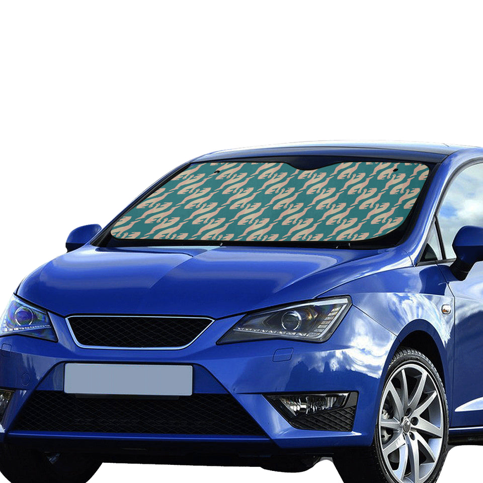 Greyhound Pattern Print Design 05 Car Sun Shade