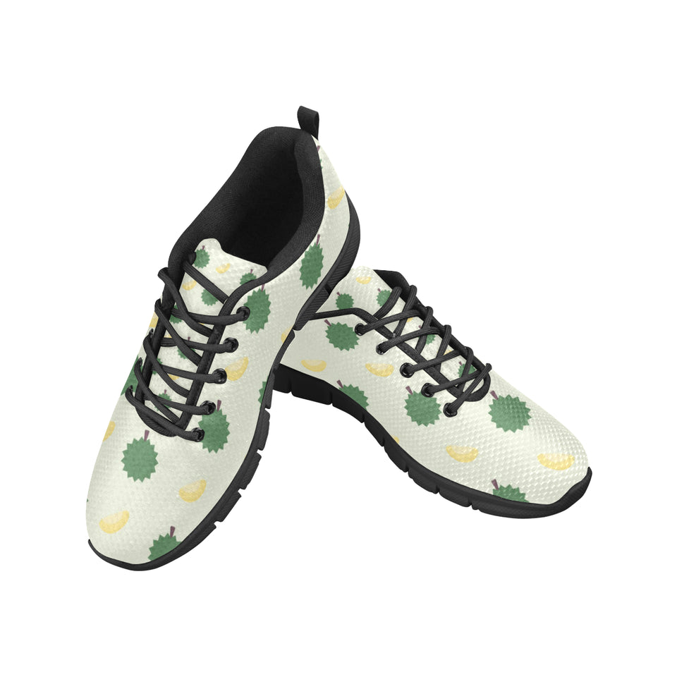 Durian Pattern Theme Men's Sneakers Black