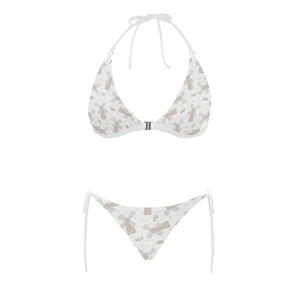 Windmill Pattern Background Sexy Bikinis Two-Pieces Swimsuits