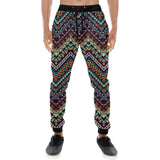 Zigzag African Afro Dashiki Adinkra Kente Unisex Casual Sweatpants