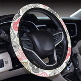 Heart Tribal Pattern Car Steering Wheel Cover