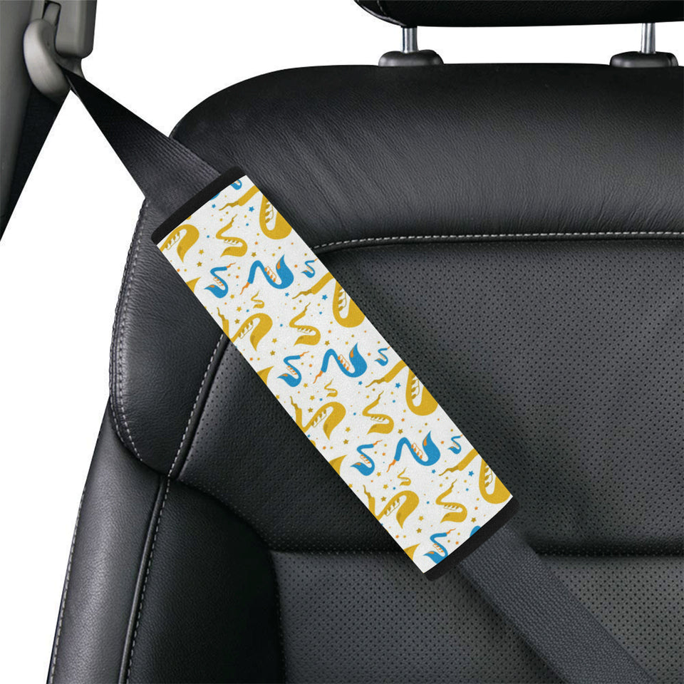 Saxophone Pattern Car Seat Belt Cover