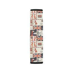 British Pattern Print Design 04 Car Seat Belt Cover