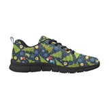 Christmas Tree Snowflake Pattern Men's Sneakers Black