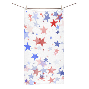 USA Star Pattern Bath Towel