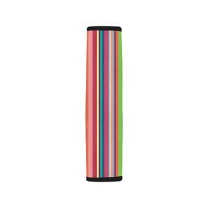 Rainbow Stripe Pattern Car Seat Belt Cover