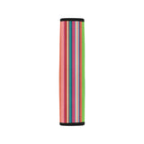 Rainbow Stripe Pattern Car Seat Belt Cover