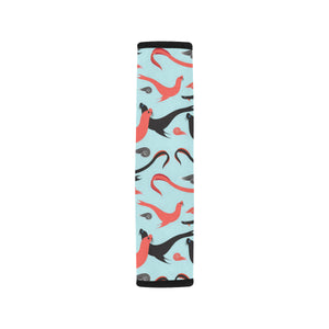 Sea Lion Pattern Theme Car Seat Belt Cover