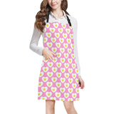 Fried Eggs Pattern Print Design 02 Adjustable Apron