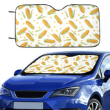 Corn Pattern Print Design 04 Car Sun Shade