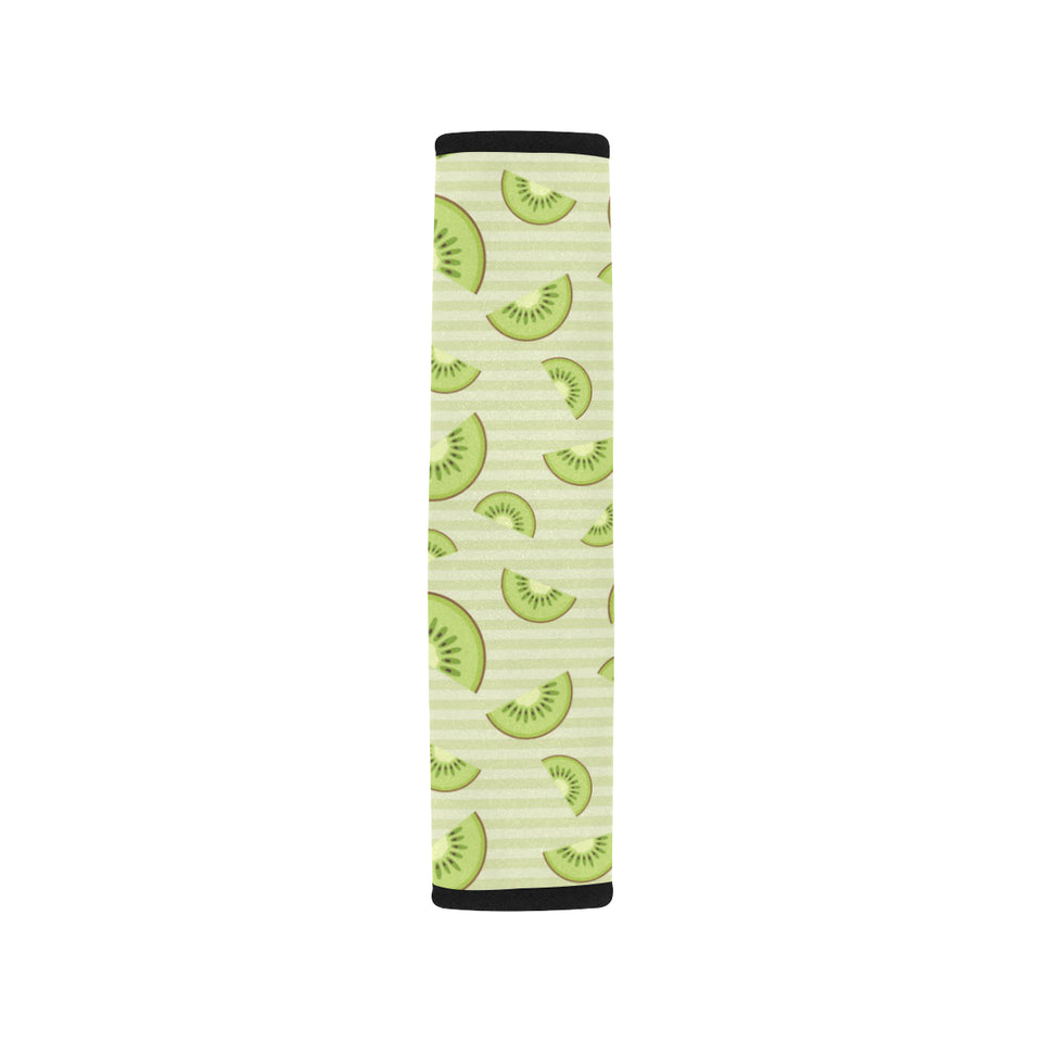 Kiwi Pattern Striped Background Car Seat Belt Cover