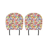 Candy Lollipop Pattern Car Headrest Cover