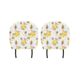 Cute Bee Pattern Car Headrest Cover