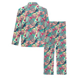 Tennis Pattern Print Design 01 Men's Long Pajama Set