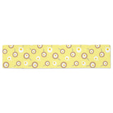 Fried Eggs Pattern Print Design 03 Table Runner