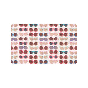 Sun Glasses Pattern Print Design 04 Doormat