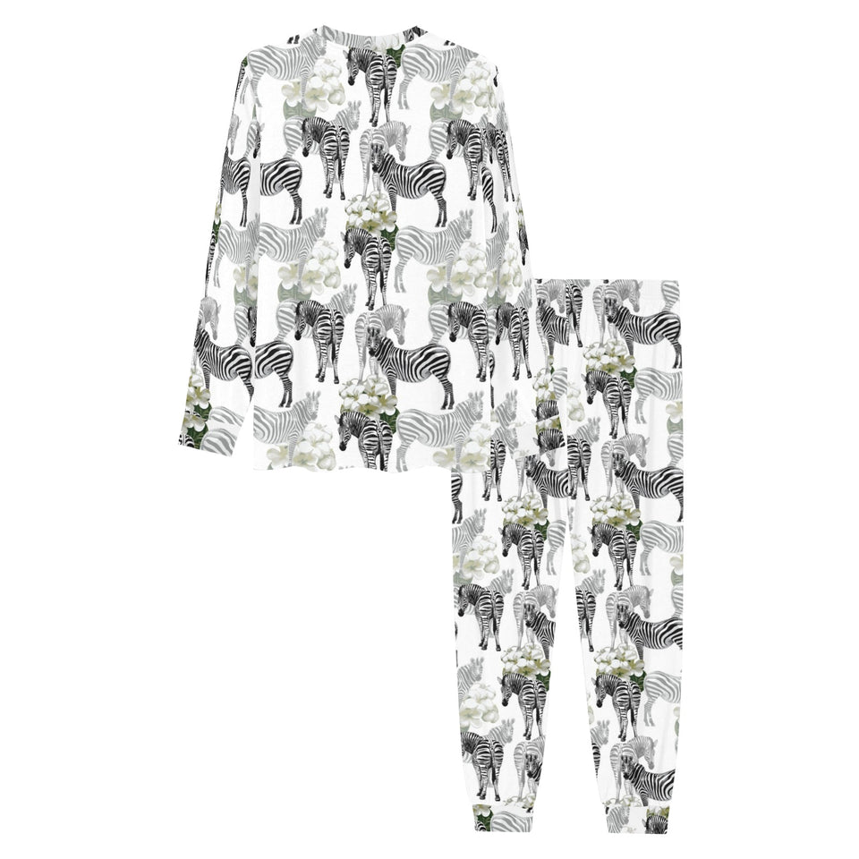 Zebra Pattern Men's All Over Print Pajama