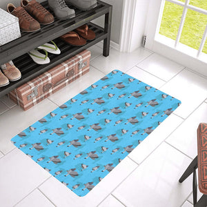 Pigeon Pattern Print Design 05 Doormat