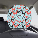 Sea Lion Pattern Theme Car Headrest Cover