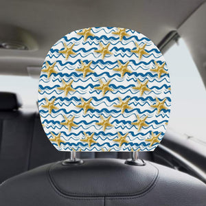 Starfish Pattern Car Headrest Cover