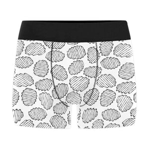 Potato Chips Pattern Print Design 03 Men's All Over Print Boxer Briefs Men's Underwear