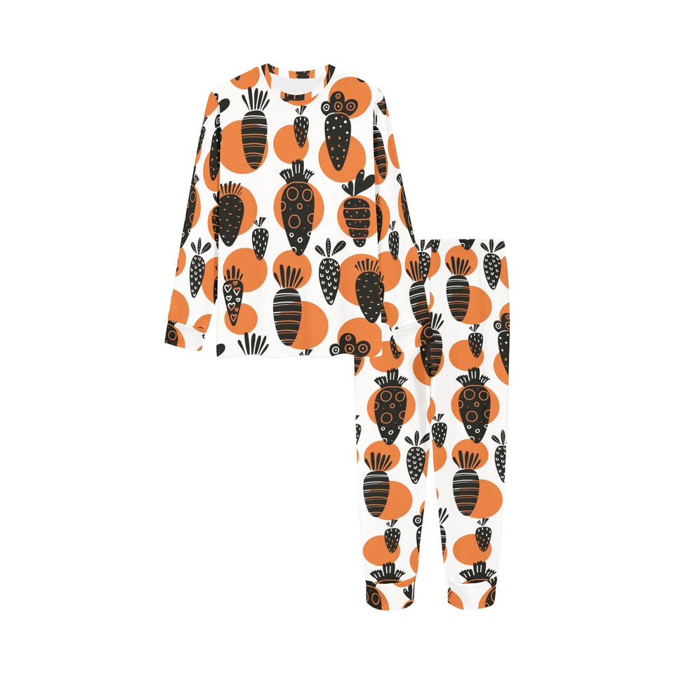 Carrot Pattern Print Design 02 Kids' Boys' Girls' All Over Print Pajama Set