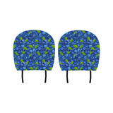 Blueberry Pattern Background Car Headrest Cover