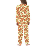 Peanut Pattern Background Kids' Boys' Girls' All Over Print Pajama Set