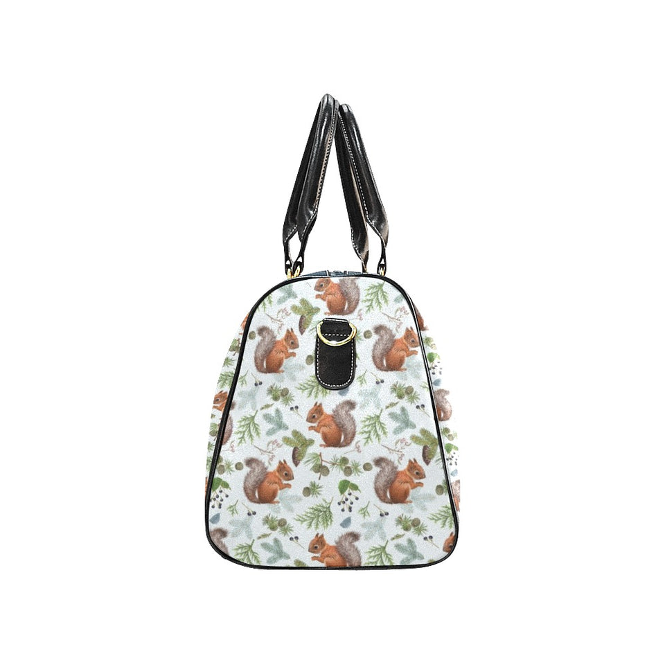 Squirrel Pattern Print Design 02 Travel Bag