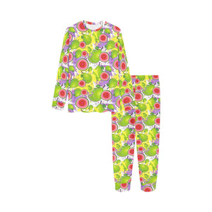 Guava Pattern Kids' Boys' Girls' All Over Print Pajama Set