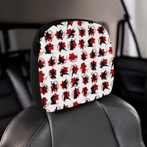 Ninja Pattern Car Headrest Cover