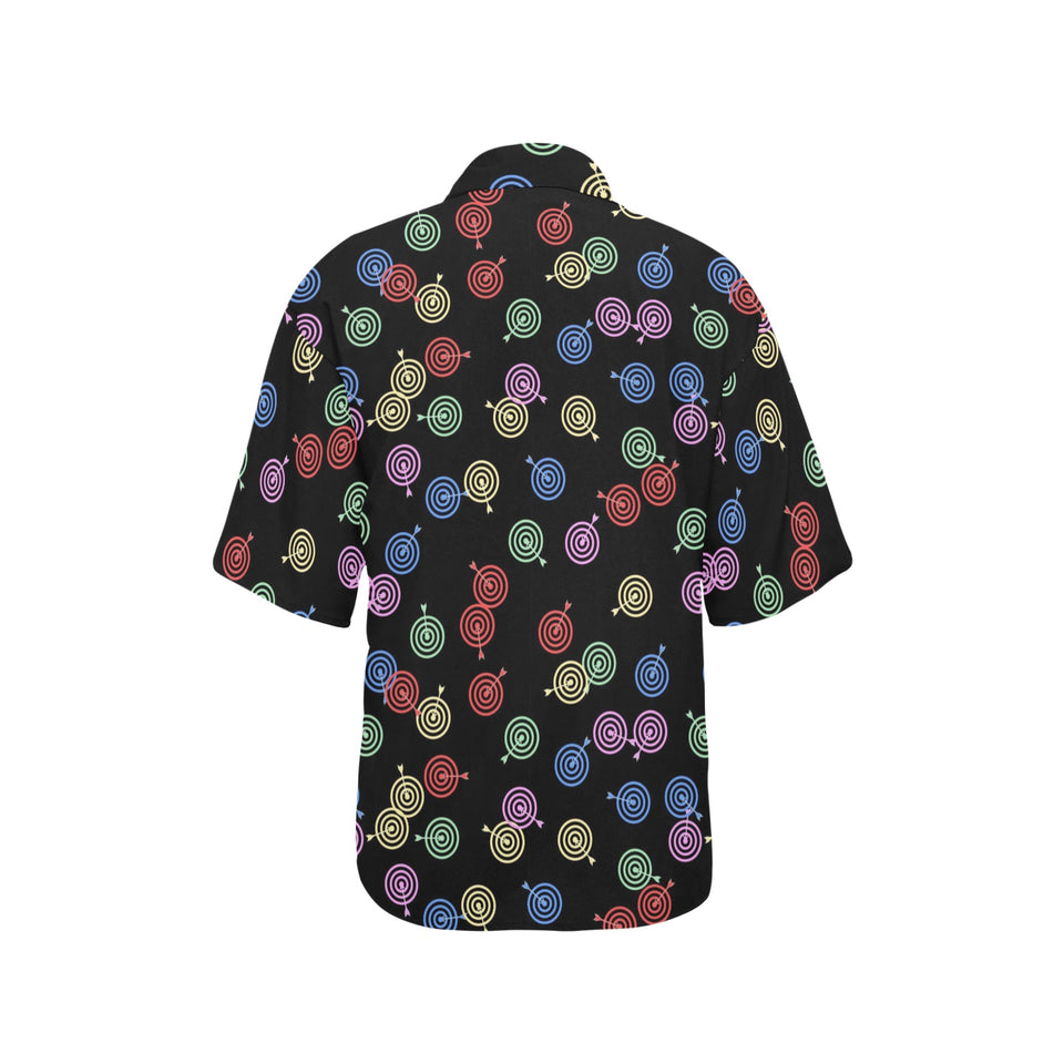 Darts Pattern Print Design 03 Women's All Over Print Hawaiian Shirt