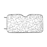 Seagull Pattern Print Design 04 Car Sun Shade