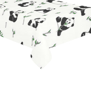 Panda Pattern Background Tablecloth